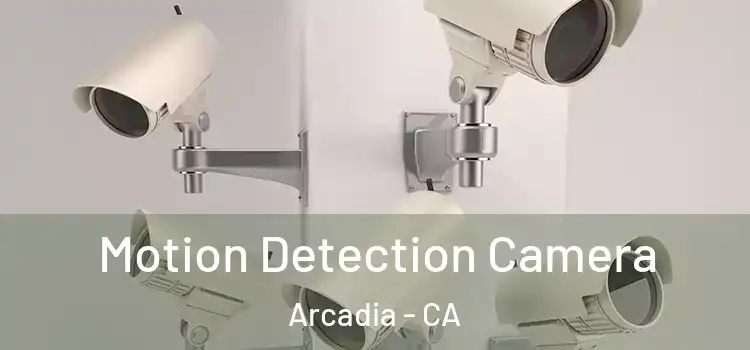  Motion Detection Camera Arcadia - CA